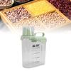 Cereal Storage Container with Spout and Measu Cup Plastic Tight Kitchen for Rice Grains Flour Dry Food