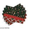 Dark Green Placemats Suitable for Holiday Table Decor - Vintage Christmas Xmas Table Mats with Suitable for Banquet, Kitchen, Party, Restaurant Decora
