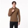 Pierre Cardin Men's Wool Blend Antibacterial Long Sleeve Polo Shirt