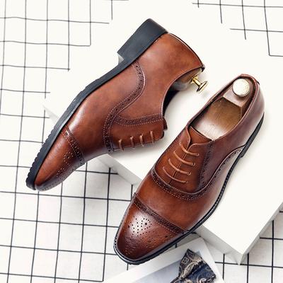 Luxusní business Oxford Kožené Boty Pánské Prodyšná Guma Společenské Obuv Mužské Kancelářské Svatební Byty Obuv Mocassin Homme