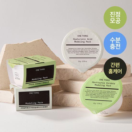 One Thing Modeling Pack (Cup Pack) 2 types (Eoseongcho/Hyaluronic Acid)