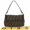 Auth FENDI Zucca Chef Shoulder Bag Canvas Leather Brown Vintage Women’s Fe7744cc