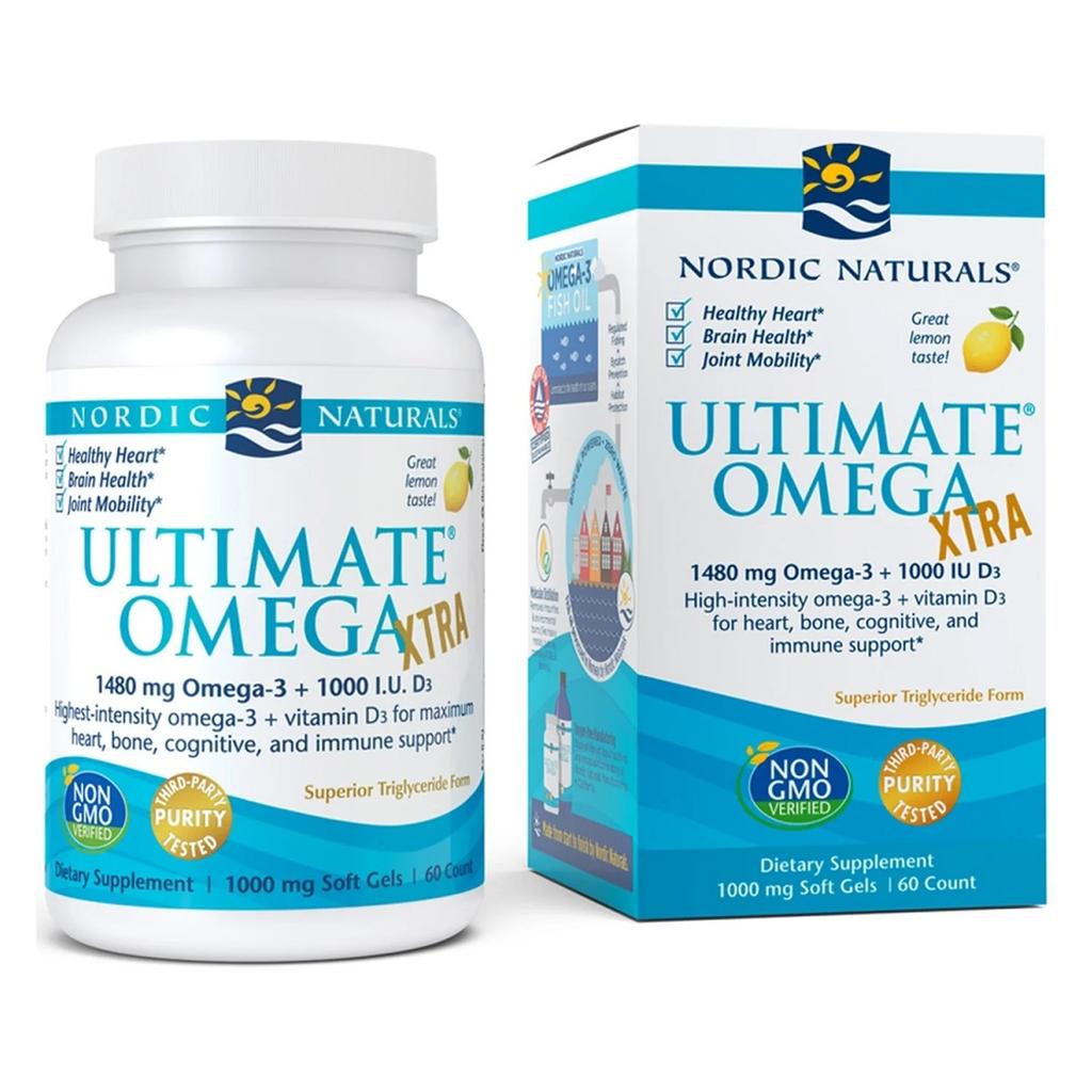 Ultimate Omega Xtra, 1480mg Lemon - 60 softgels