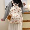 Schoolbag Japanese Backpack Female Cute Kapibara Backpack Junior High School High School College Student Simple Travel Backpack Female Schoolbag