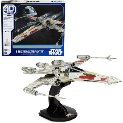 Star Wars - CHASSEUR X-WING - Maquette 4D À Construire - 28 Cm