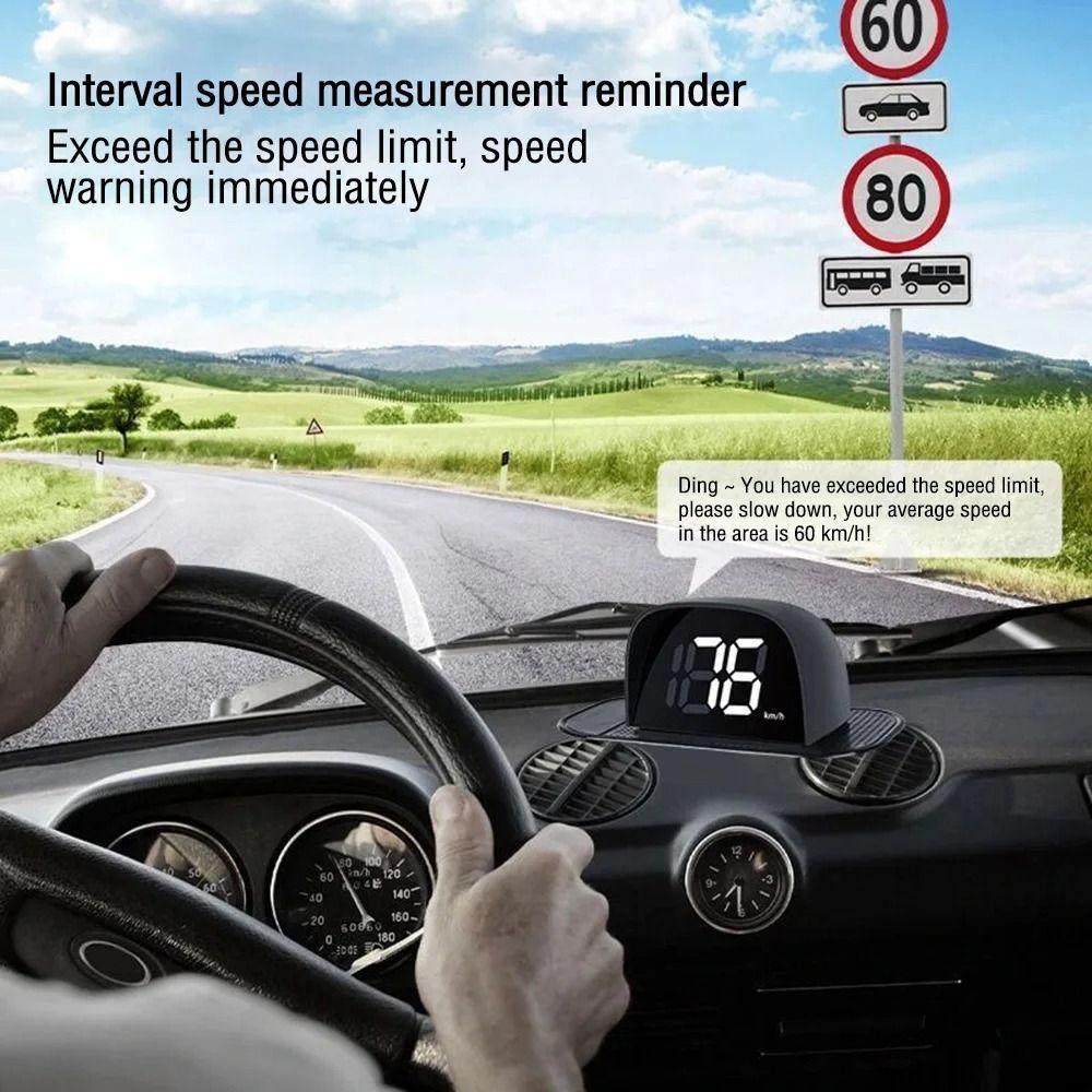 Versatile Compatibility GPS Digital Speedometer Plug&Play Vehicle Speed Meter Car Digital
