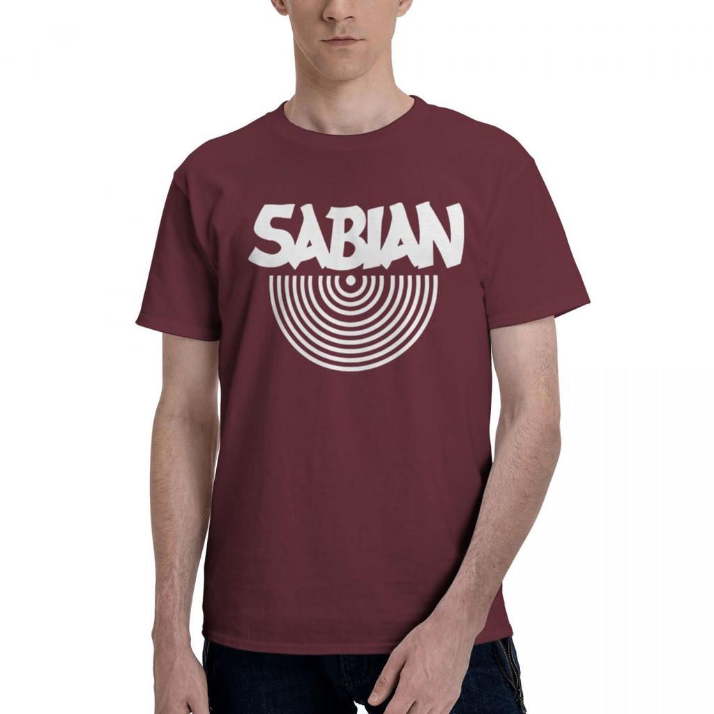 Fashion Sabian 100 Cotton Casual Breathable Confortable Man Mens TShirts Clothes Men
