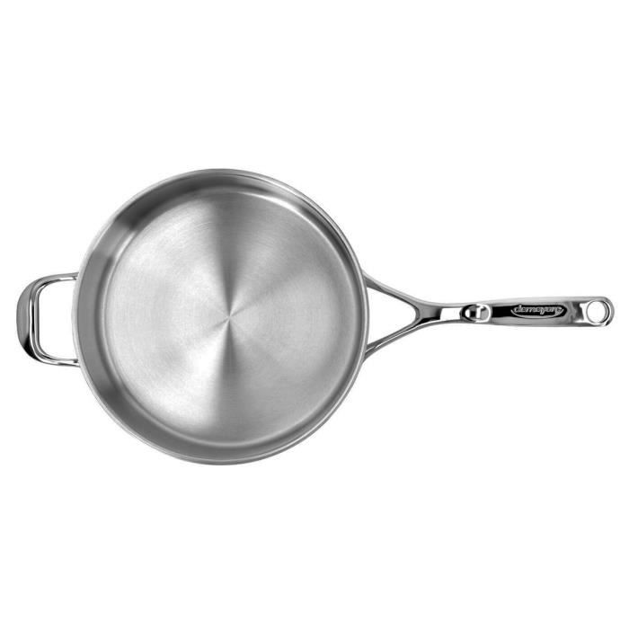 DEMEYERE - Atlantis 7 - Stekpanna med lock - 28 cm, Kapacitet: 4,8 l, Rostfritt stål 18/10, Silver