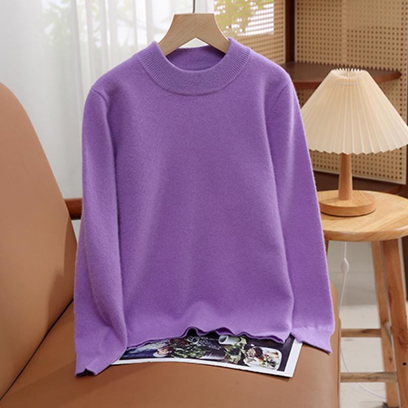 A-Point Children's Pure Wool Sweater - Autumn/Winter Round Neck Pullover for Boys and Girls