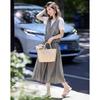 Lyocell Faux Two-Piece Casual Set