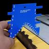 2 in 1 Mini Step Depth Gauge for Router & Table Saw Aluminum Alloy Woodworking