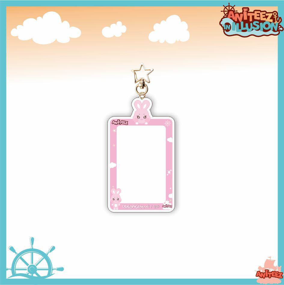 Aniteez Card Holder Keychain Keyring Acrylic Characters Photocard Sleeves Hongjoong Seonghwa Yunho Yeosang Keychain