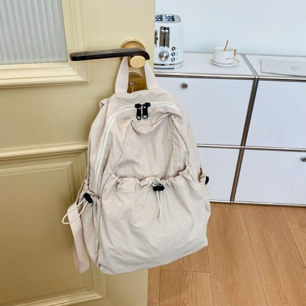 Lightweight Drawstring Backpack Korean Style Student Schoolbag Casual Travel Backpack Teenagers