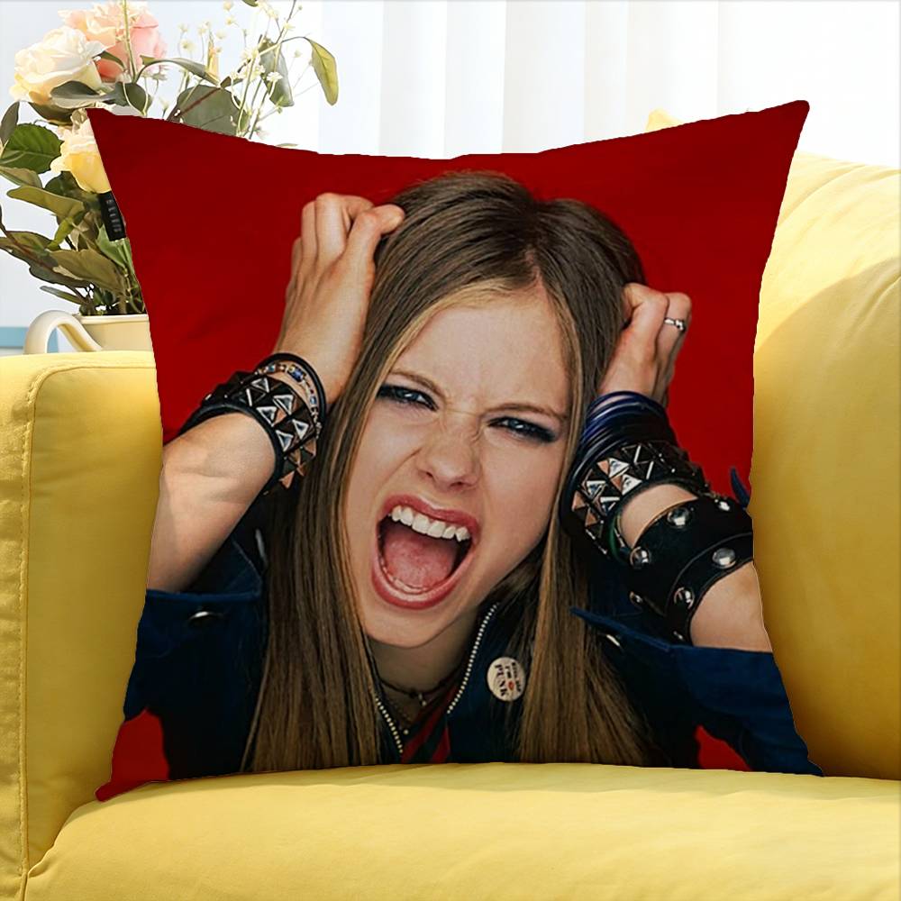 Avril Lavigne World Various Sizes Square Pillow Case For Car Home Bedchamber Decor