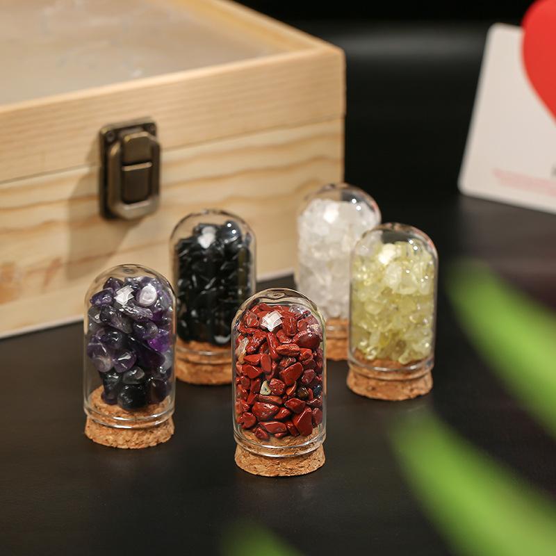 

Натуральный кристалл Дунхай, Пять элементов, Фэн-шуй, Камень-самоцвет, Необработанный камень, Подарочная коробка для обучения, Материалы для исследований учителей и детей five elements gravel model