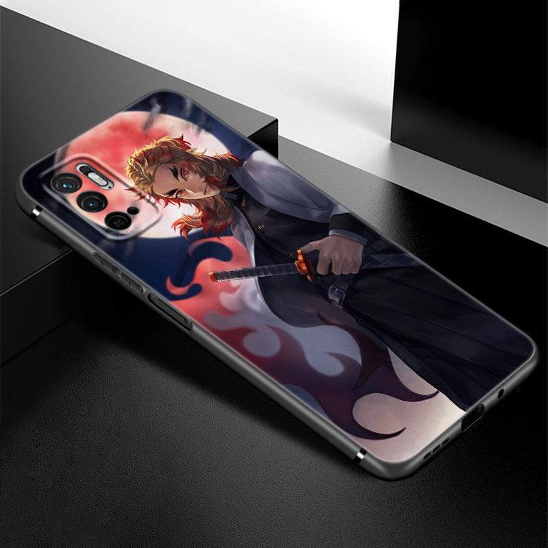 

Чехол для телефона Rengoku Kyoujurou Demon Slayer для Xiaomi Redmi Note 7 8 9 10 Lite 11 11E 11T 12 Pro 11S 4G 10T 5G 8T 9S 10S Redmi Note 7(Pro)