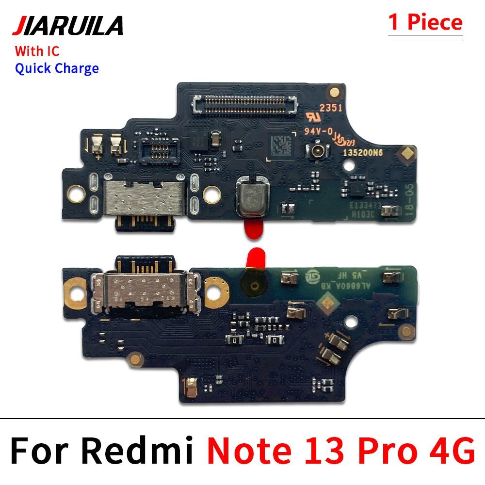 NEW USB fast Charging Port Dock Charger Plug Connector Board Flex Cable For Xiaomi Redmi Note 11 Pro Plus 1G 1G With Microphone