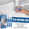 3pcs Tile Grout Repair Pen Quick Waterproof Dry White Grout Sealer