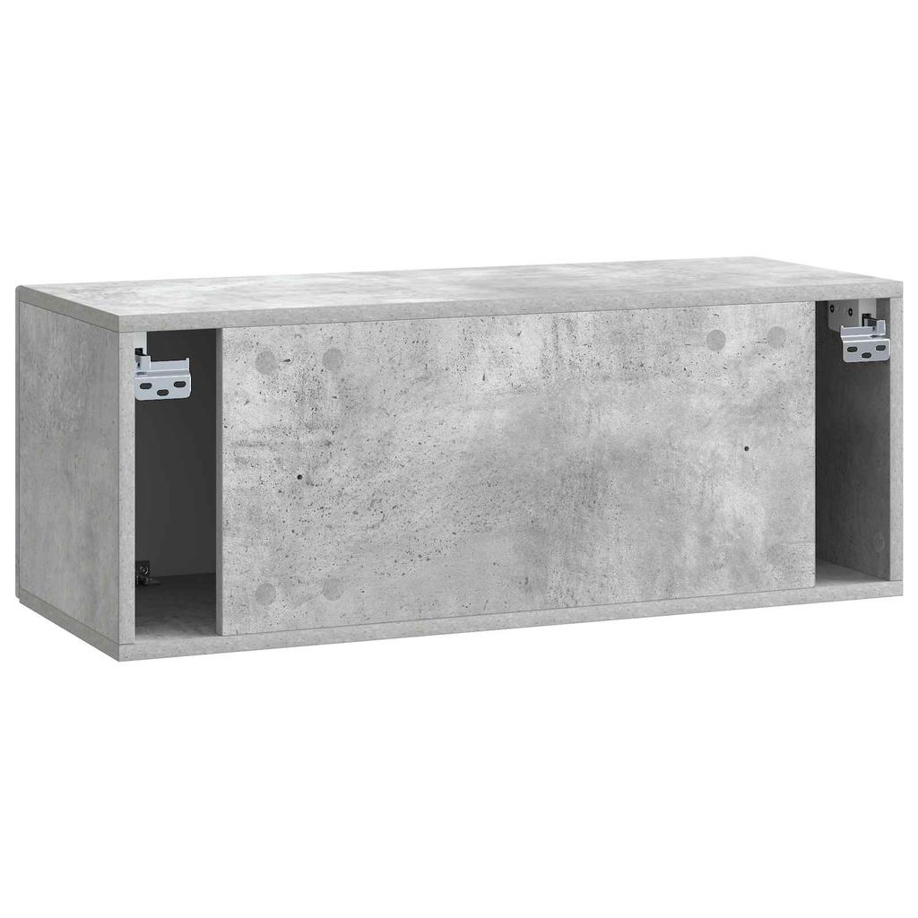 Wall Mounted TV Cabinet Concrete Grey 78.5 x 31 x 30 cm