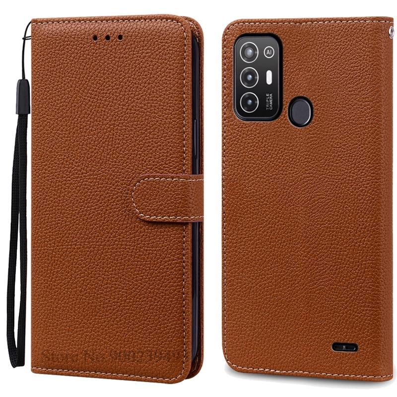 For ZTE Blade A52 Case PU Leather Flip Wallet Case For ZTE Blade A52 Case Silicone Back Cover Phone Coque Fundas