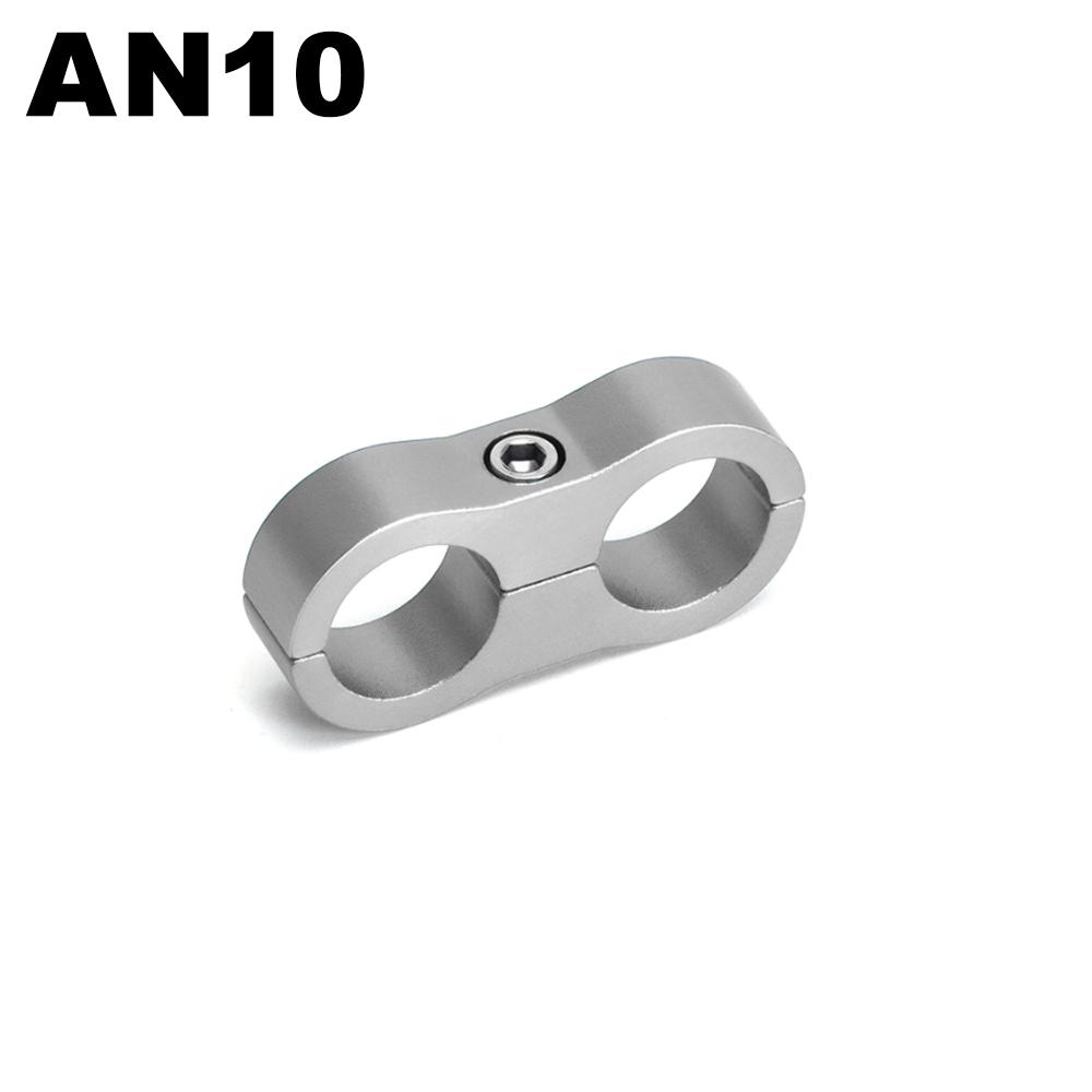 1 STK Universal Aluminium AN4 AN6 AN8 AN10 Geflochtener Gummi-Schlauchleitung Klemme Verteiler Billet Öl Kraftstoff Wasser Schlauchrohr Separator Kit