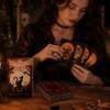 Happy Halloween Tarot Deck with Beginners Halloween Spooky Tarot Cards Guidebook for Party