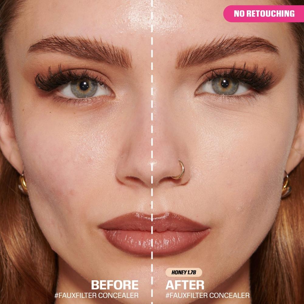 Huda Beauty  Fauxfilter Matte Waterproof Concealer 0.30 Oz   9 Ml Honey 1.7