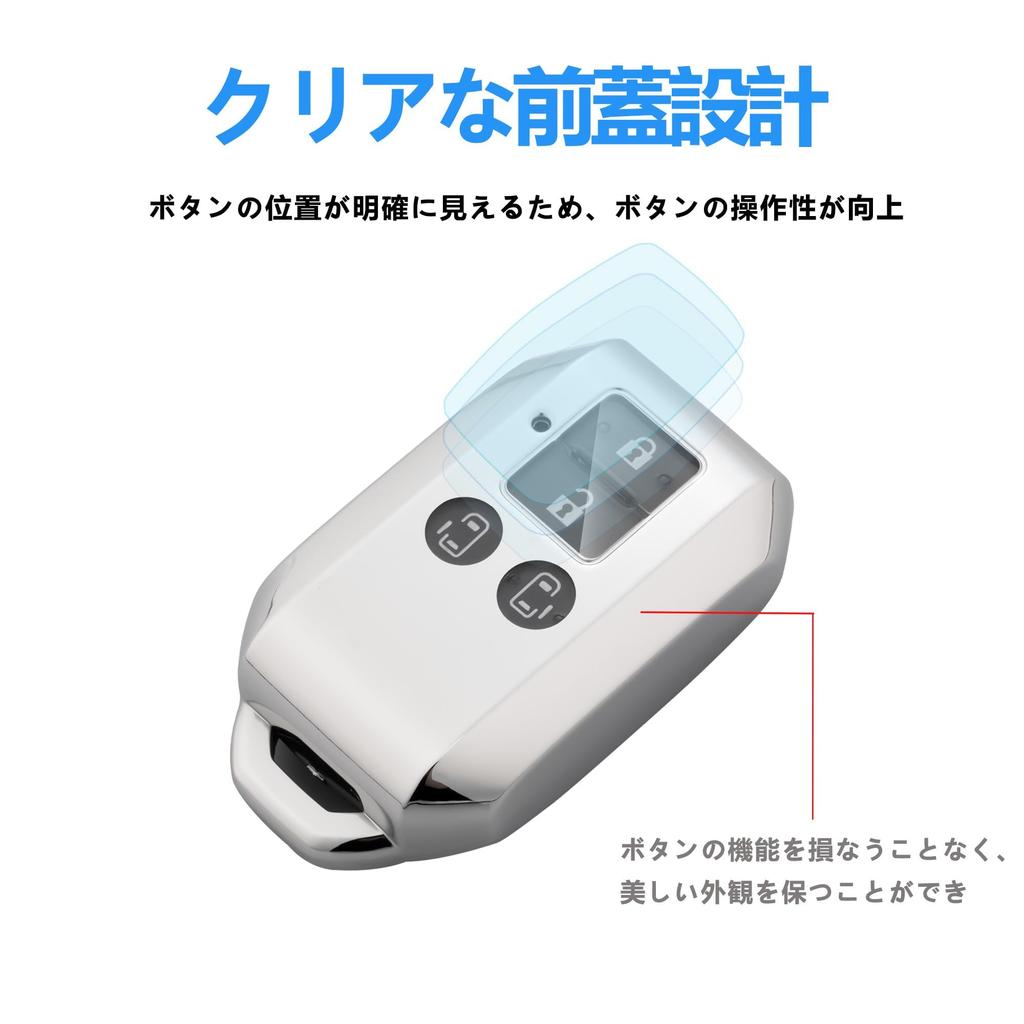 [PIMOHI] Suzuki New Spacia Key Case, Spacia Custom MK53s Key Cover, 64 Series Solio