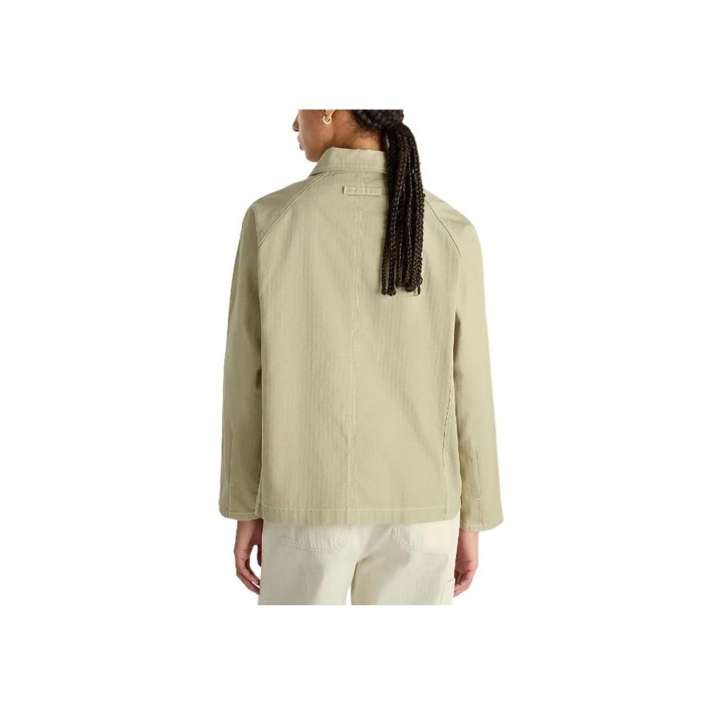 Vans Codey Utility Casual Multi-Pocket Single-Breasted Work Jacket Women Jackets Light-Brown VN000HJRD3Z