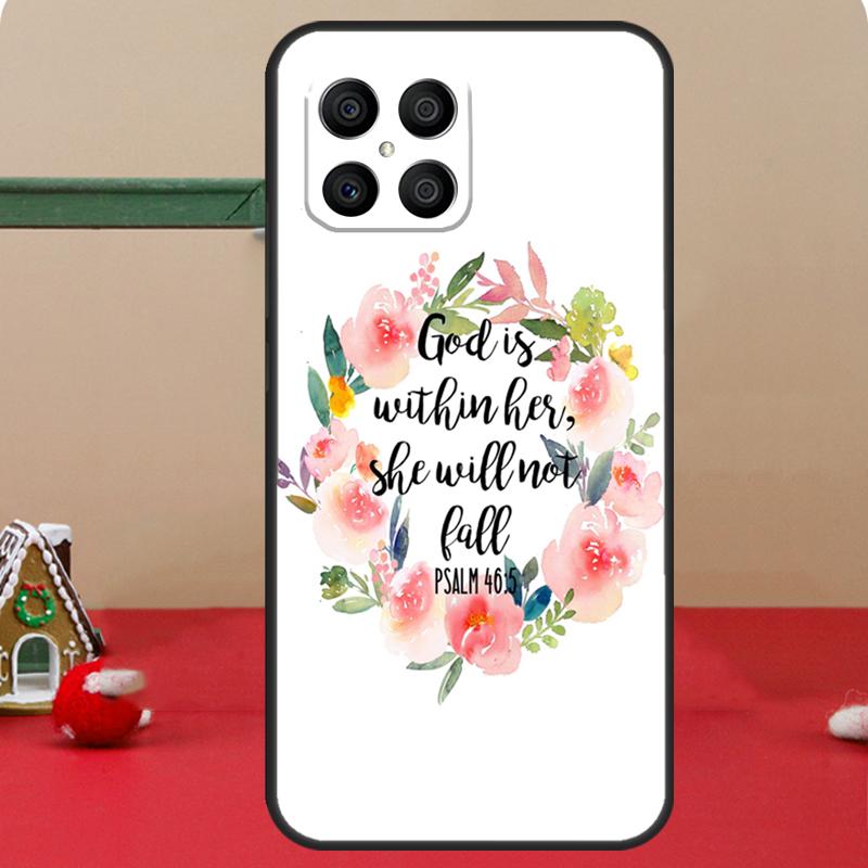 Bible Qutoes Verse Belief God Jesus Case For Honor Magic 8 7 6 Pro Honor 200 400 70 90 Lite X8c X8b X9a X9b X9c X9d Win RT Coque