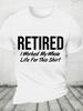 Retired Cotton Tshirt
