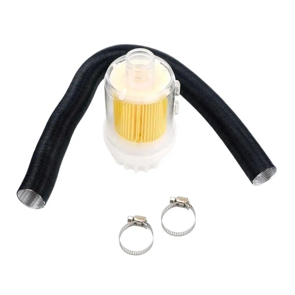 25mm Air Diesel Heater Intake Filter + Intake Duct Ducting Pipe + 2x Clips For Diesel Heater Replacement Accessories