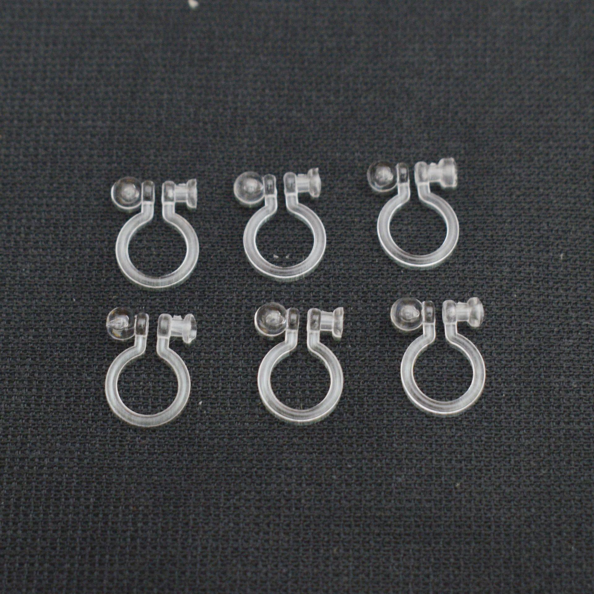 

100 шт. Экологически чистые смоляные серьги из Японии и Южной Кореи, популярные аксессуары 0.8mm