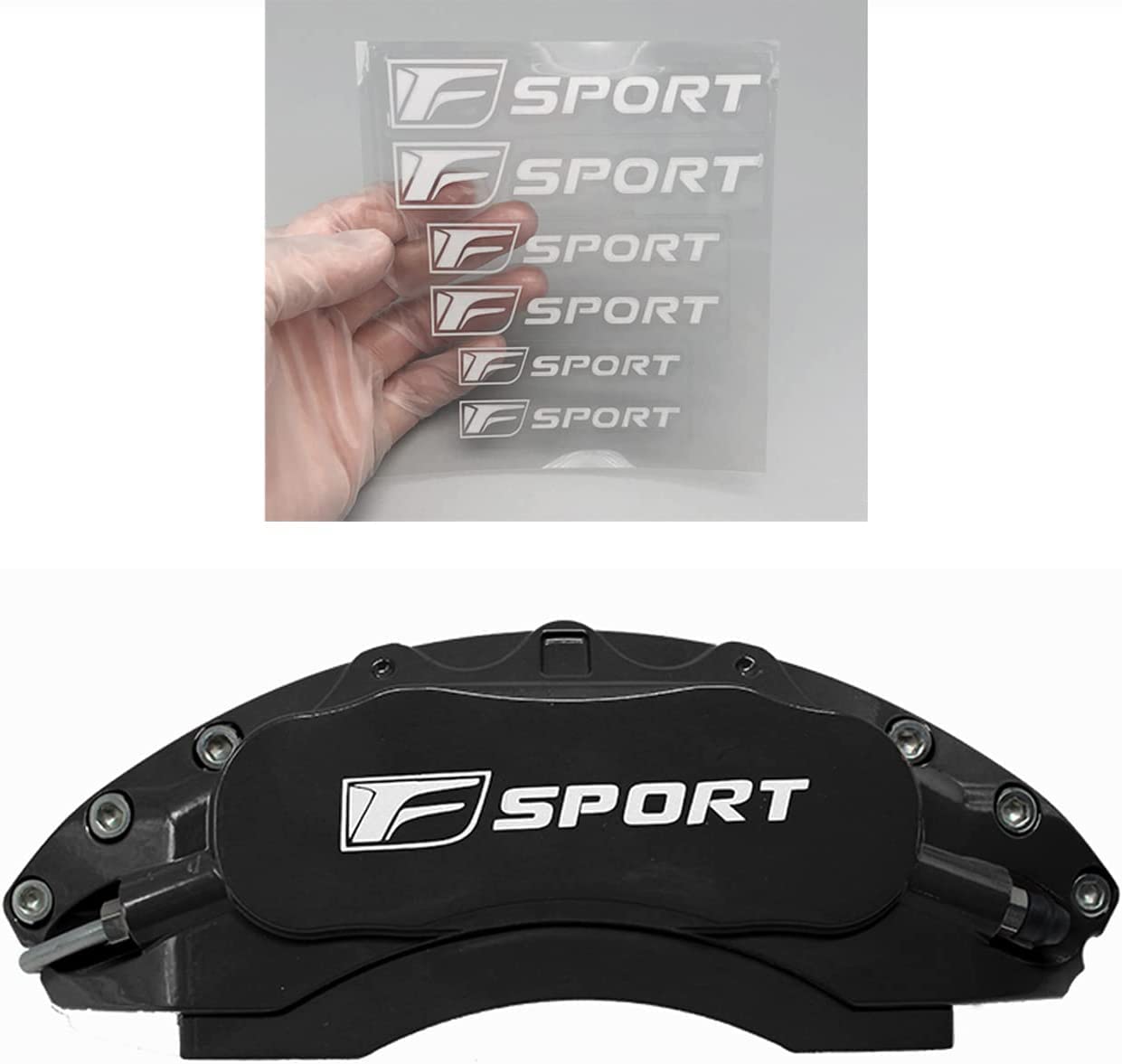 

SPIRIT BEAST Наклейка на суппорт Lexus Крышка тормозного суппорта Наклейка на тормозной суппорт Водонепроницаемая Высокотемпературная Холодный белый Lexus белый