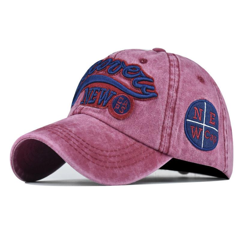 Large Letter Cap 3d Embroidered Baseball Cap Highend Pure Cotton