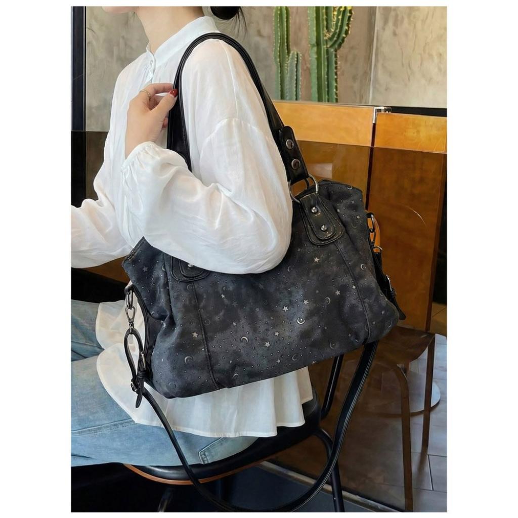Xeie Thuk Shoulder Bag Women Large Capacity Adjustable Strap Daily Commute