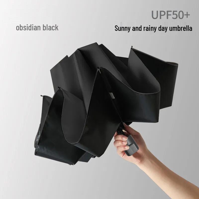 

Автоматична парасолька подвійного використання від сонця та дощу для жінок та чоловіків – Парасолька з УФ-захистом.
