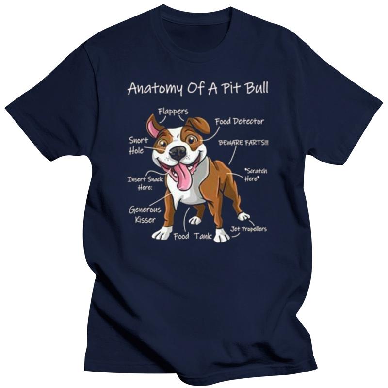 Men WomenAnatomy Of A Pit Bull Flappers Snort Hole Food Detector Unisex T-Shirt Cotton S-3Xl Oversized Tee Shirt