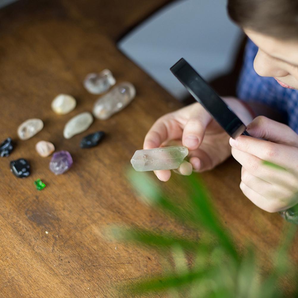 Minerals Digging Set Toy Rocks and Fossils DIY Kit with 15 Gemestones Geology Stones Gift for