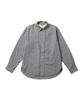 Snow Peak Gingham Check Shirt Long Sleeve and L SH-25SU103, Top, Men's Women's, Gray, CH,