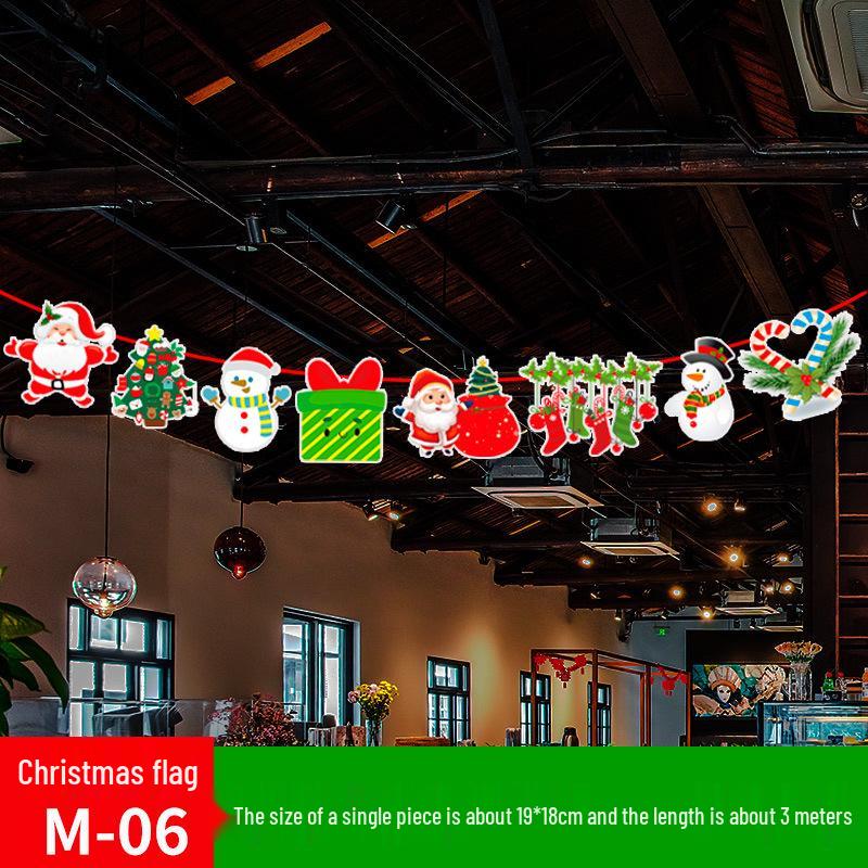 2025 Christmas Banners: Festive Hanging Decorations for Kindergartens and Malls
