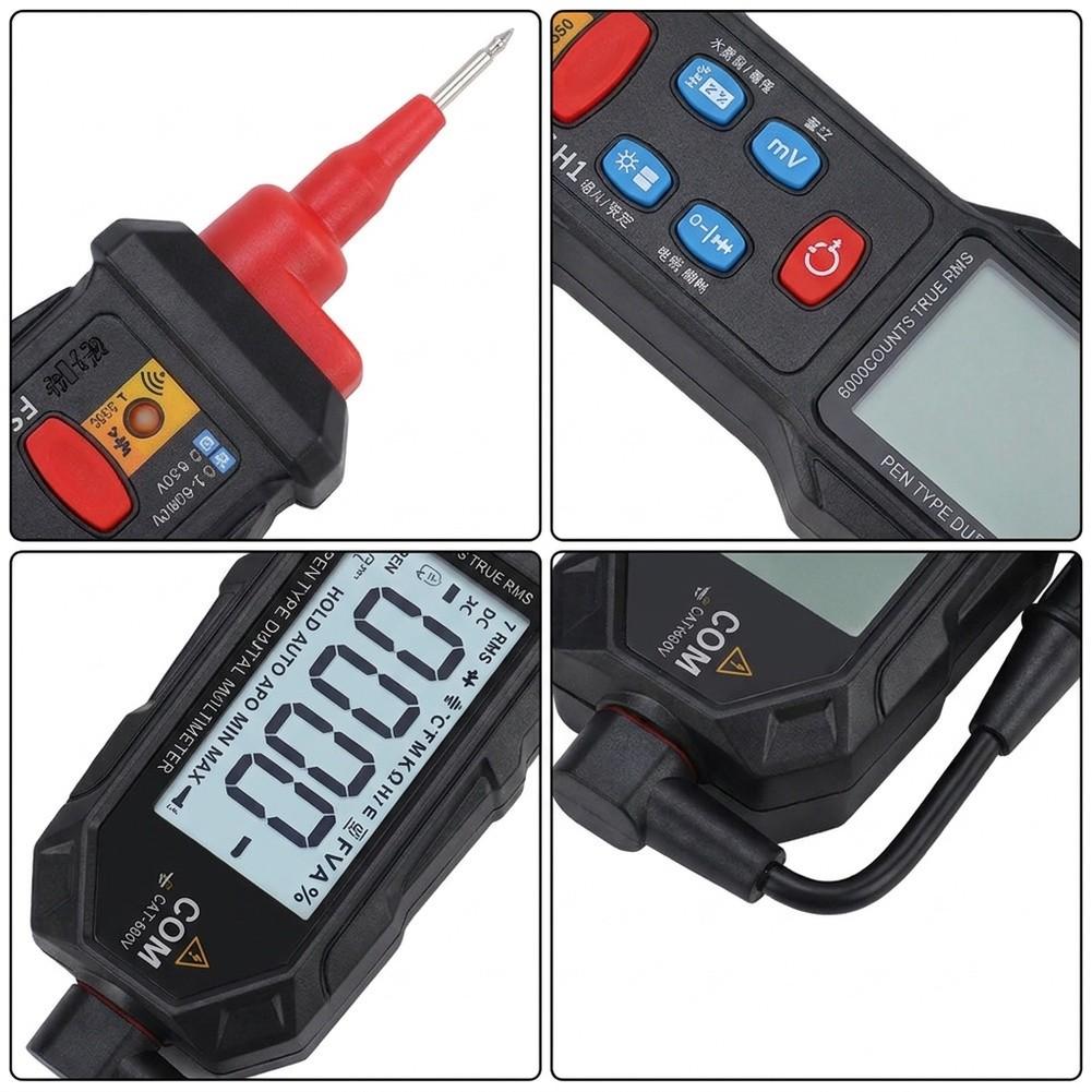Digital Pen Multimeter for Continuity Resistance Capacitor DC AC Voltage Measurement with Backlit LCD and Auto Shutdown Feature