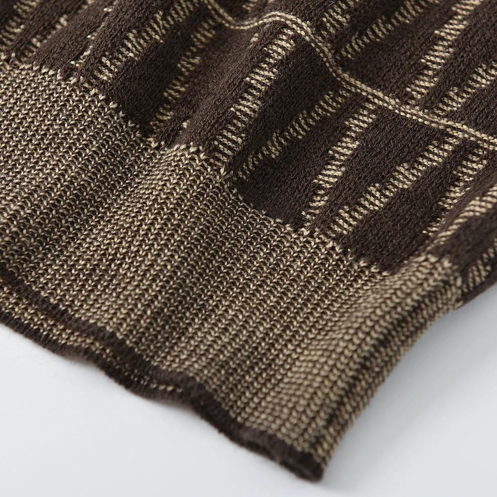 Mens Casual Loose Fitting Knitted Yarn Ugly Christmas Crewneck Sweaters Holiday Party