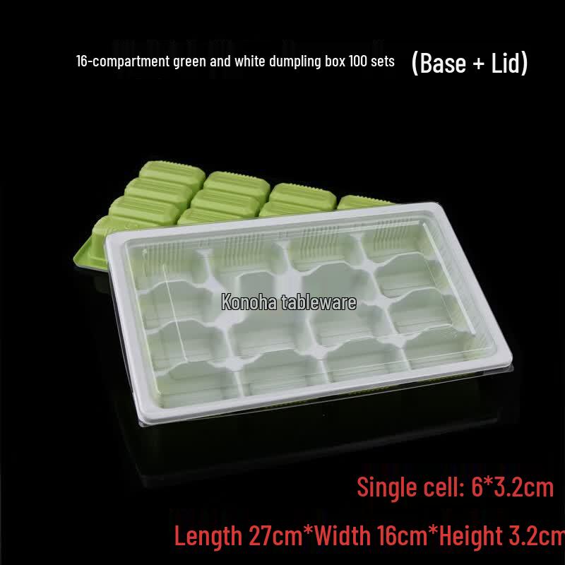 Hanyou 16-Compartment Disposable Food Containers