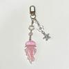 Charm Pink Butterfly Love Heart Mobile Phone Chain For Iphone Girl Women Jewelry Strap Beaded Lanyard Hanging Cord Bracelet