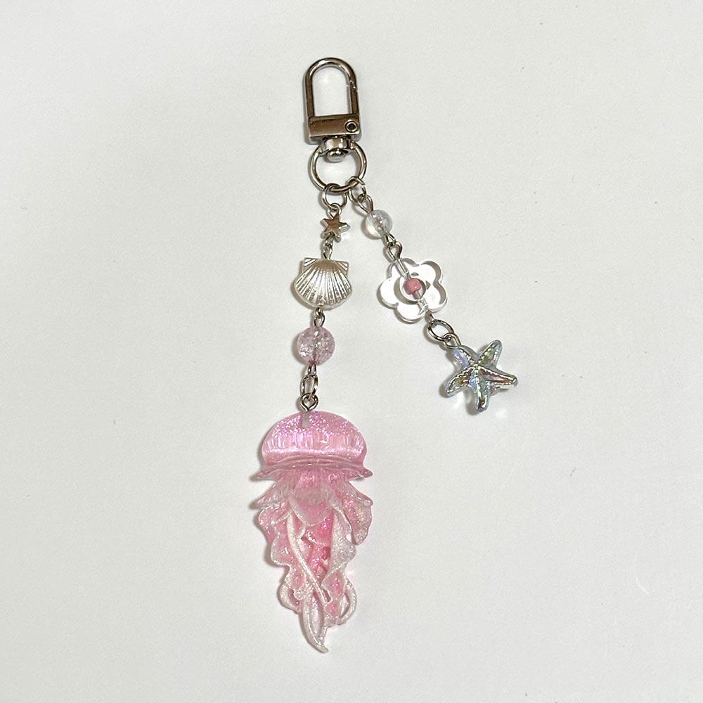 Charm Pink Butterfly Love Heart Mobile Phone Chain For Iphone Girl Women Jewelry Strap Beaded Lanyard Hanging Cord Bracelet