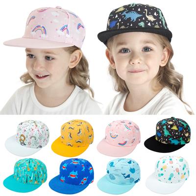 Children's Baseball Caps Boys And Girls Baby Cartoon Print Shade Hip Hop Sun Hat