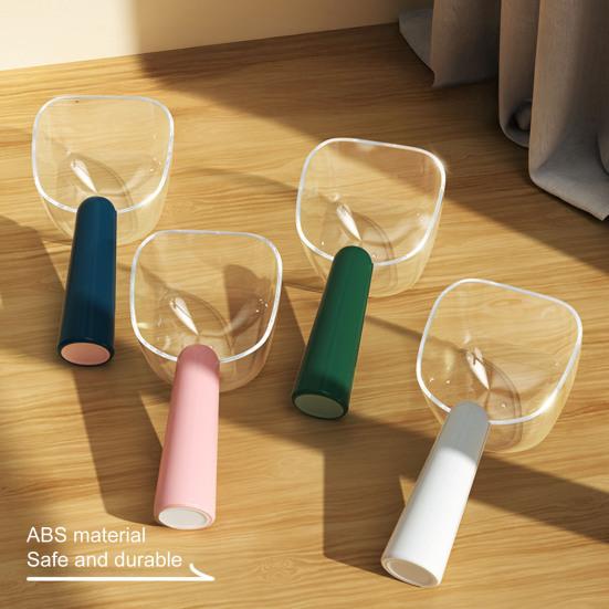 Lingură pentru hrană de câini cu măsurare precisă, lingură pentru hrană de pisici cu funcție dublă, capacitate 1 cană, lingură de măsurare pentru hrana animalelor de companie, pentru hrănirea animalelor de companie