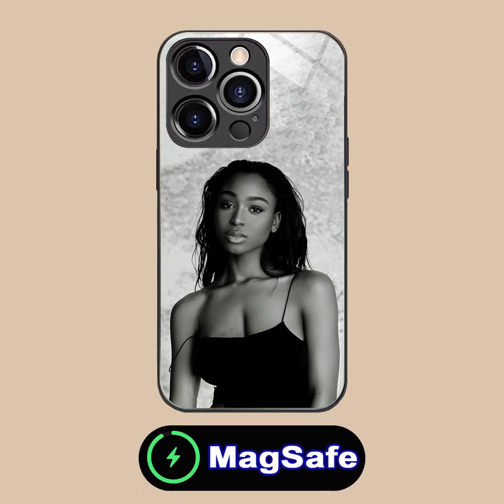 Normani Kordei Glass MagSafe Mobile Phone Case for iPhone 17 16 15 14 13 12 11 Air Pro Max Plus Mini Colorful Cover