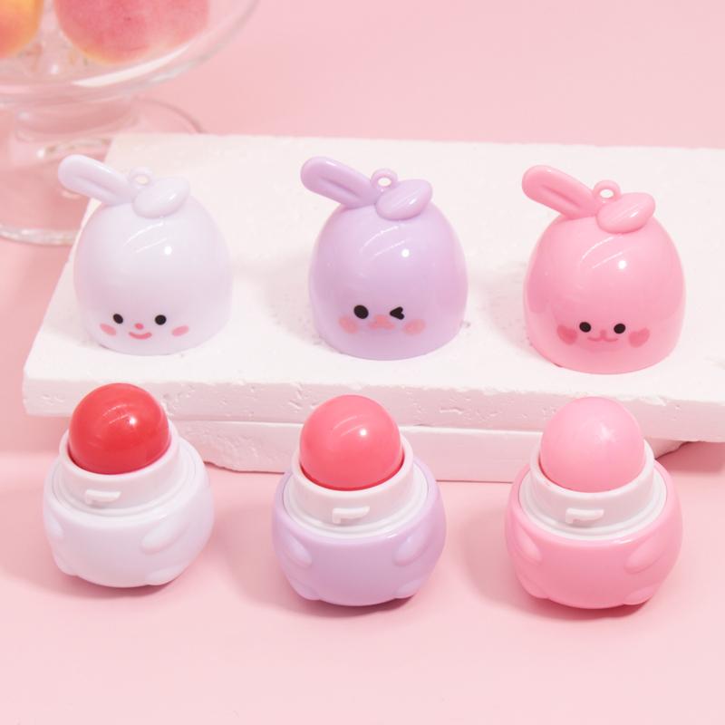 Goody Bunny Balzám na rty měnící barvu Hydratační regenerační voděodolná rtěnka Proti suchu a popraskání Rtěnka měnící barvu podle teploty